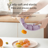 16 compartments baby silicone complementary food box fruit puree baby fresh sealed freezer box children storage box summer ice compartment molds, Purple & Pink